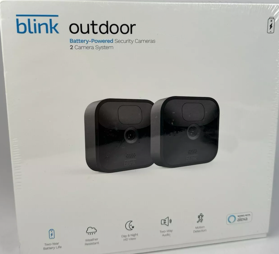 ⭐️ Blink Outdoor 3rd Gen Home Security 2 Cameras FULL HD & Sync Module ...