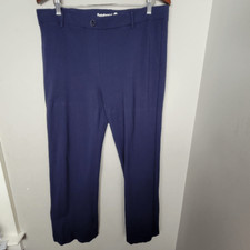 Betabrand Women's W0104-NY Classic Pull-on Dress Yoga Pants Sz XLP Navy Bootcut
