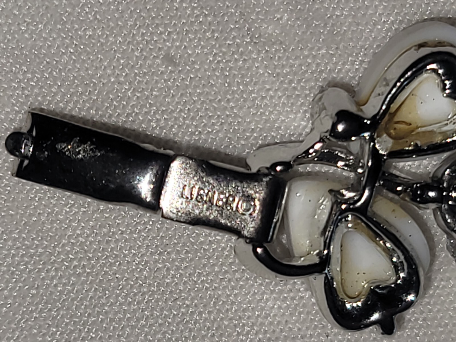 Vintage Lisner Silvertone Statement Bracelet - image 4