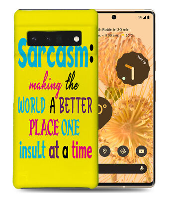 CASE COVER FOR GOOGLE PIXEL|FUNNY SARCASTIC JOKE QUOTES #6