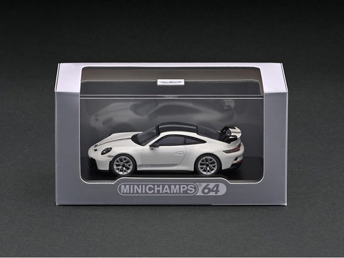 PORSCHE 911 (992) GT3 - Carrera white - Minichamps 1:64 - Bild 5 von 6