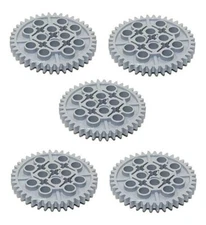 ☀️NEW LEGO Light Bluish Gray Large Gear 40 Tooth Mindstorm NXT Technic Piece x5