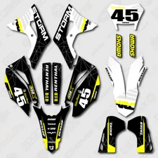Yellow Storm Racing Graphics kit fits Honda Crf450X 19-25 Crf 450X 450 Decals