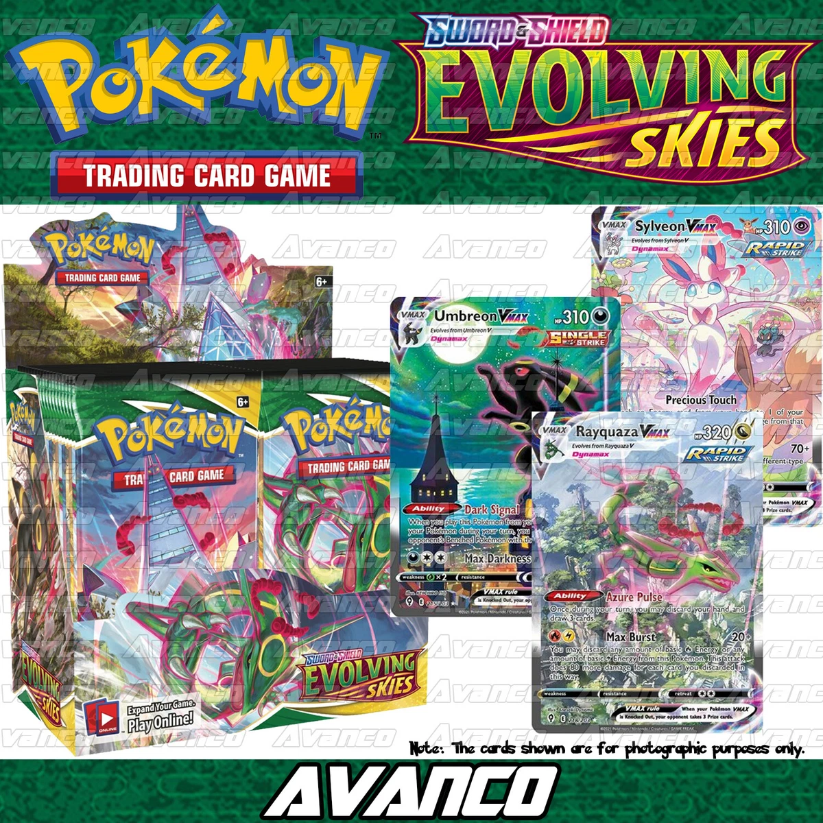 Pokemon Sword & Shield Evolving Skies Booster Box (36 packs)