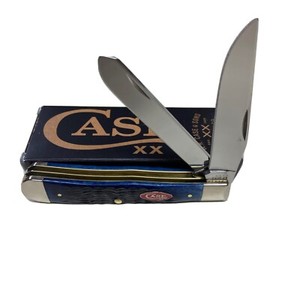 CASE XX #07051 NAVY BLUE BONE ROGERS JIG TRAPPER SS