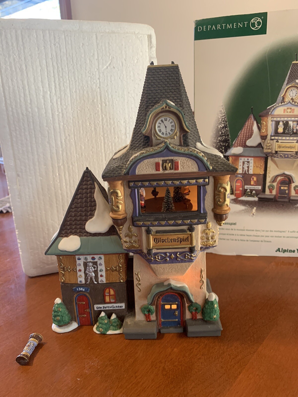 Dept 56 GLOCKENSPIEL Alpine Village Series Retired 56210 eBay