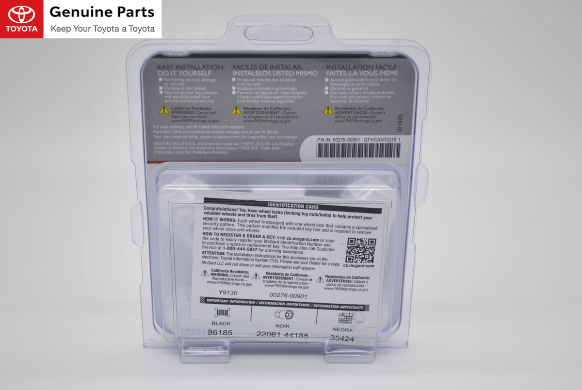 4runner Alloy Wheel Lock Set Genuine Toyota Accessory for sale