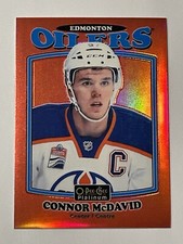 2016/17 O-Pee-Chee OPC Platinum “Red Rainbow Retro” Connor McDavid 14/15 (#R-25)