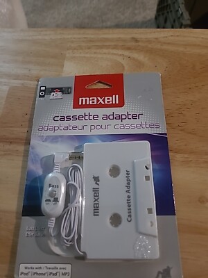 Maxell CD-330 Cassette Adapter CD Audio MP3 Sealed New  Factory Sealed