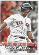 2022 Topps Welcome To The Show #WTTS-18 Rafael Devers Boston Red Sox