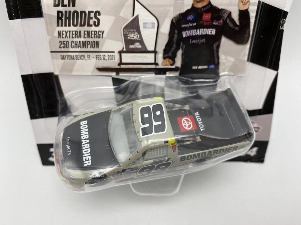 NASCAR Authenticics 1/64 2022 Wave 1 Ben Rhodes Bombardier 99 Toyota Tundera SG Foto 3 de 4