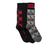 Cole Haan Men Combed Cotton Crew Socks 3-Pairs Multi Size 7-12 6434