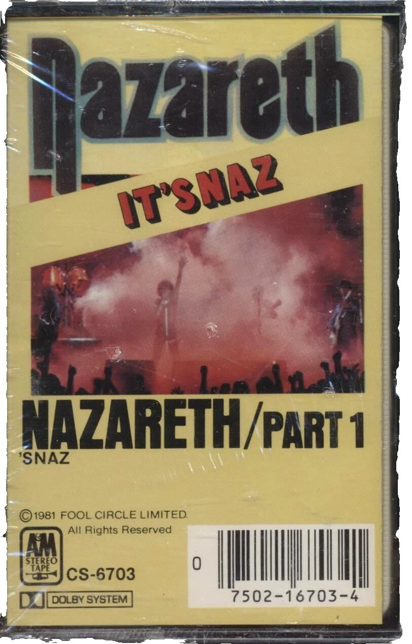 Nazareth ROCK HARD ROCK Cassetes