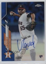 2020 Topps Chrome Rookie Blue Wave Refractor 108/150 Jose Urquidy Auto RC i4v