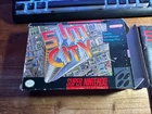 SIM City SNES Super Nintendo Complete CIB