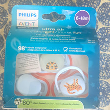 Philips AVENT Ultra Air Day Night Pacifier 6-18M Glow Vent Orthodontic