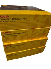 Vintage Kodak Carousel Transvue 140 Slide Tray 35mm Projector 140 Slides 4
