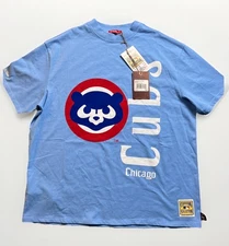 Chicago Cubs Shirt Womens M MLB Cooperstown Collection Mitchell Ness NWT