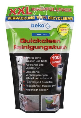 beko XXL-Nachfüllpack CareLine Quickclean Reinigungstuch 299 3 101