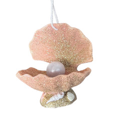 Shell with Pearl Ornaments Kurt Adler Beach C...