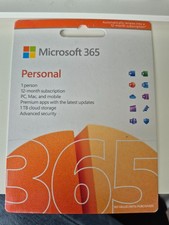 Sealed Microsoft 365 Personal Retail Box