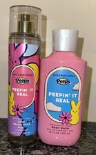 2026 Bath Body Works Peepin' It Real Body Wash Body Mist New Peeps HTF