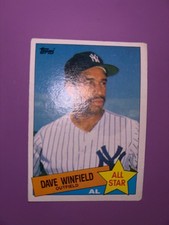 1985 Topps #705 AL All-Star Yankees HOF Dave Winfield Baseball Card