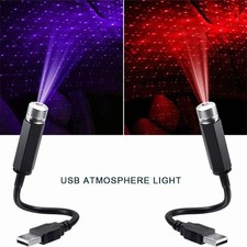 Romantic LED Car Roof Star Night Light Projector   USB Galaxy Lamp for Car Inter