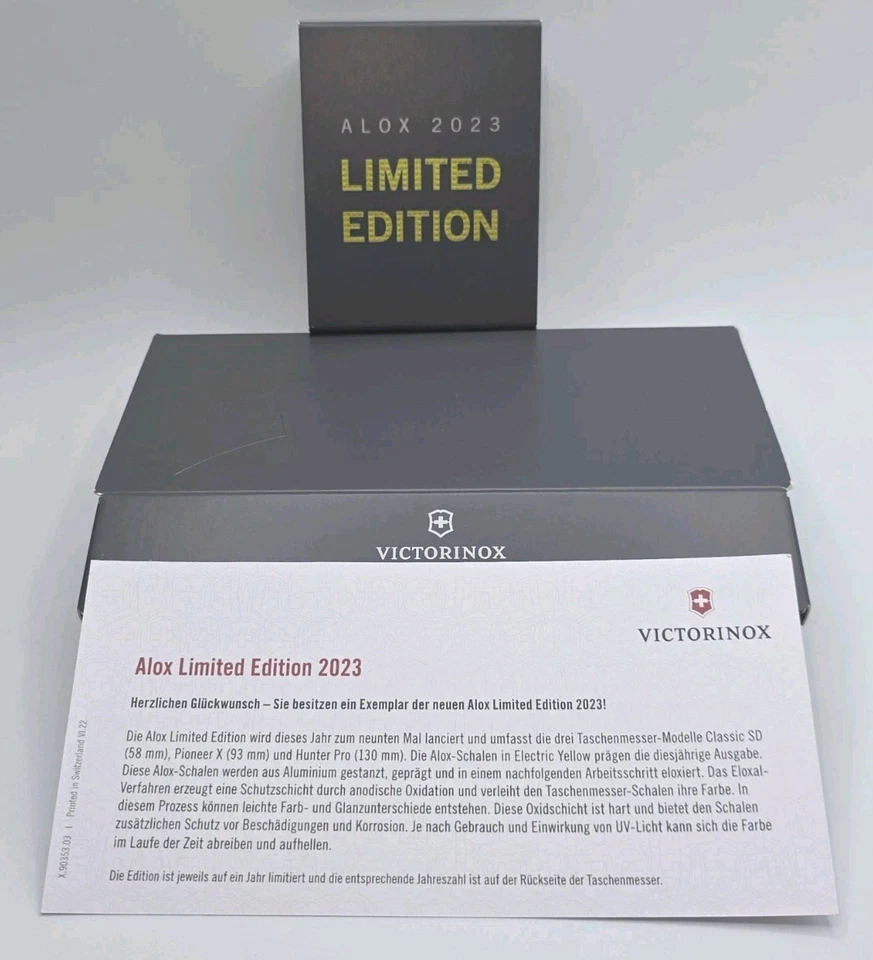 Navaja suiza VICTORINOX Pioneer X Alox EDICIÓN LIMITADA 2023 amarilla Foto 2 de 4