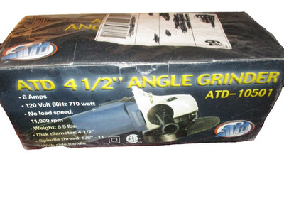 Advanced Tool Design Model ATD-10501 120 Volt 4-1/2'' Angle Grinder