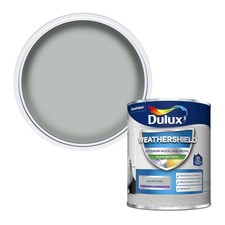 Image of Dulux Weathershield Quick Dry Satin Paint - Garden Grey - 750ML, 5362493