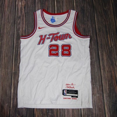 Houston Rockets Jersey Mens Large White NBA Sengun H-Town City