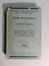 John Masefield by Gilbert Thomas vintage hardback Thornton Butterworth