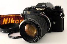 NEAR MINT Nikon FA Black SLR Camera Ai-s 35-105mm F3.5-4.5 Lens From JAPAN