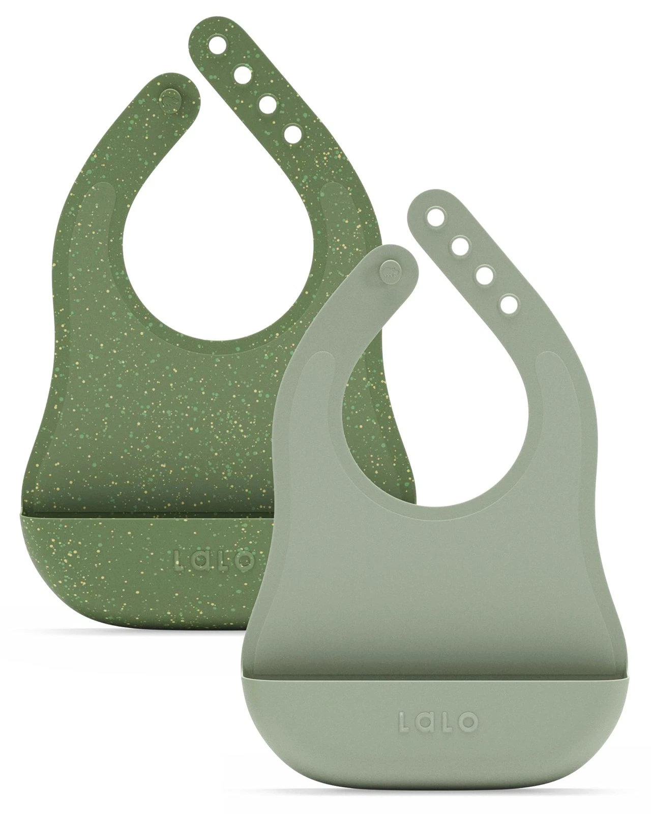 The Bib - Waterproof, Non-Silicone Baby Bib with Adjustable Neck Band & Silic...