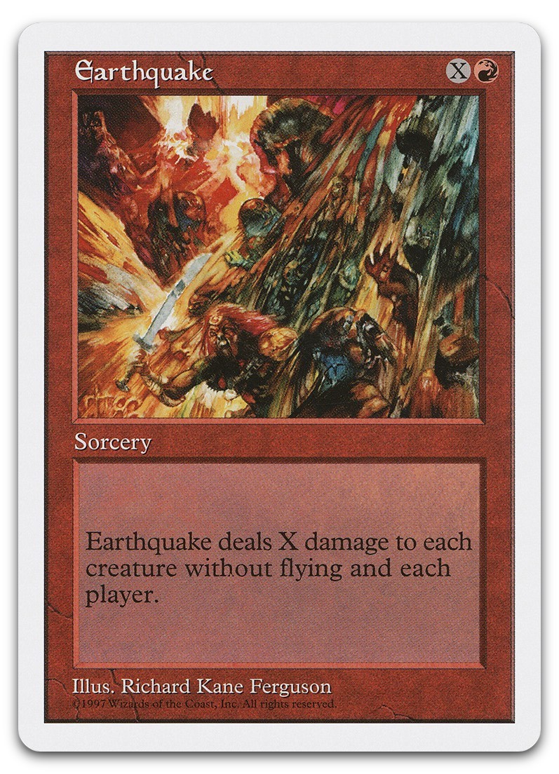 Earthquake (LP) Fifth Edition 5ED Magic MTG