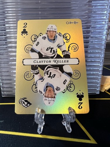 2025-26 O-Pee-Chee Playing Cards 2 of Clubs Clayton KELLER