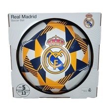 Real Madrid CF Soccer Ball Size 5 Ages 13 Up Icon Sports MLS