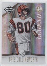 2012 Limited Legend Spotlight Gold 12/25 Cris Collinsworth #121 02v3