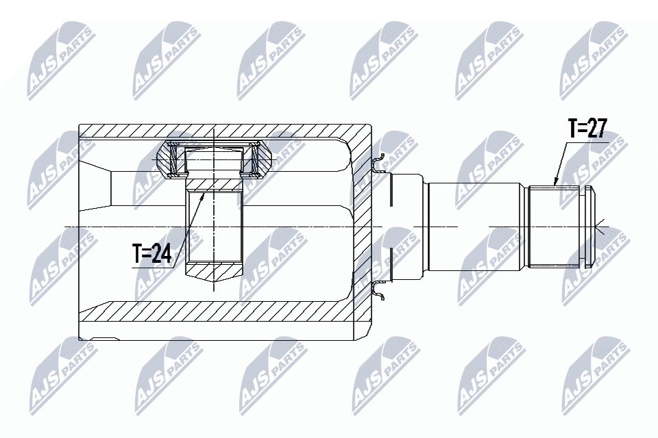 NPW-ME-089 NTY Joint Kit, drive shaft for MERCEDES-BENZ - Image 4