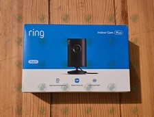 Ring Indoor Cam Plus, Plug-In, Retinal Vision 2K Black  NEW and SEALED 