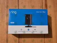 Ring Indoor Cam Plus, Plug-In, Retinal Vision 2K ~Black~ **NEW and SEALED**