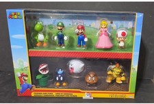   Nintendo Super Mario Friends  Foes 2.5" Mini Figures 10pk  NEW  Excellent 