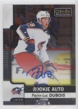 2017-18 O-Pee-Chee Platinum Rookie Autos Pierre-Luc Dubois #R-PD Auto g1m