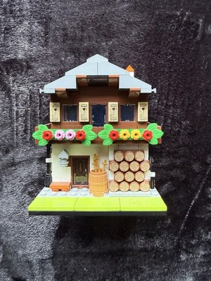LEGO Alpine Chalet House Display Build   Creator Style Cabin