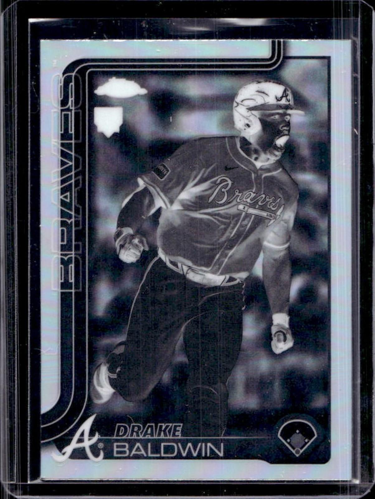 2025 Topps Chrome Update Drake Baldwin Negative Refractor RC #USC96 Braves