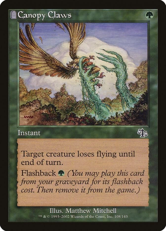 Canopy Claws Common Judgment Magic: The Gathering Lightly Played