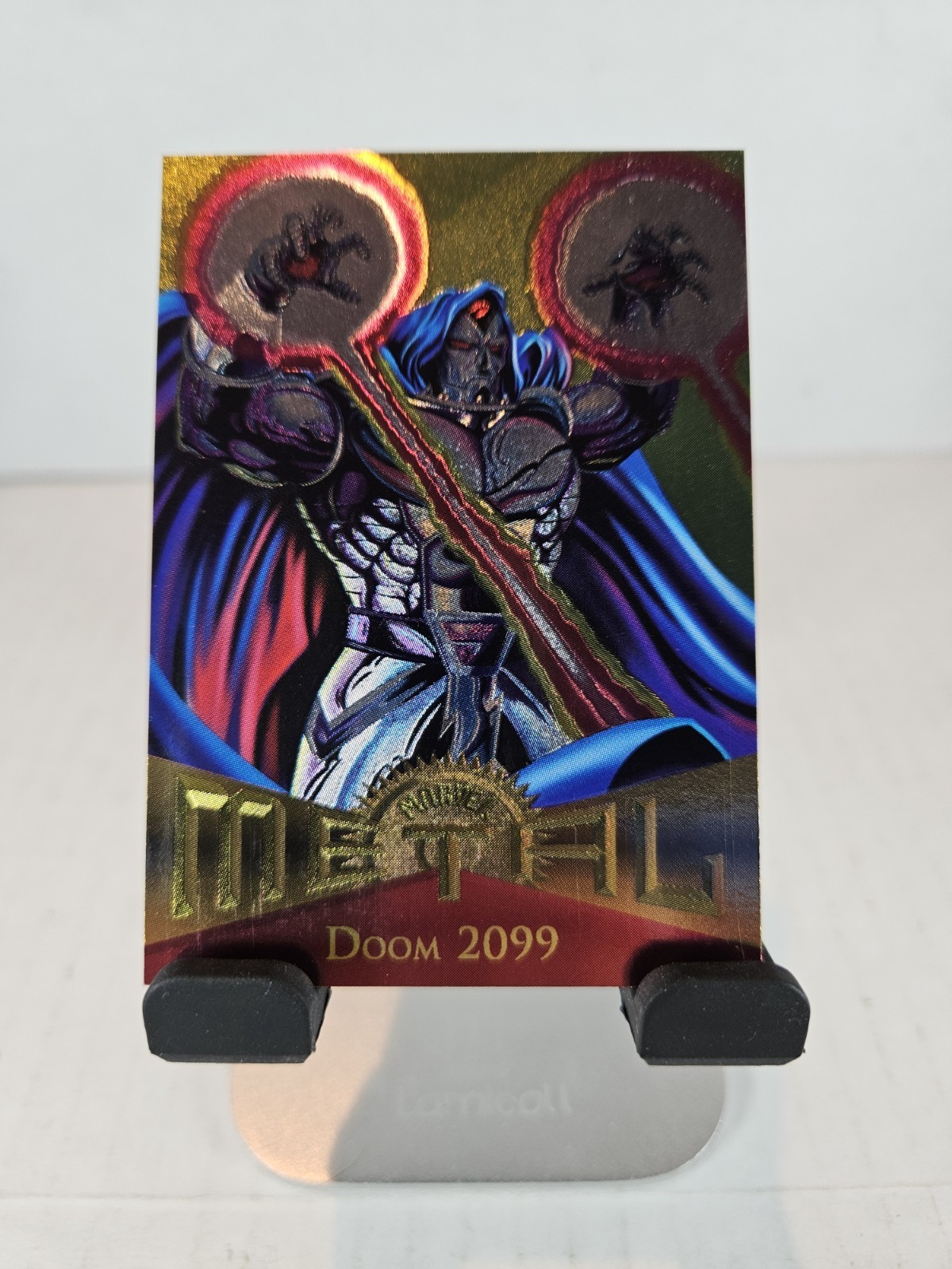 Doom 2099 #45 Silver Flasher 1995 Fleer Marvel Metal