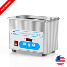 800ml Ultrasonic Cleaner 40kHz Jewelry Parts Timer Ultrasonic Cleaning Machine
