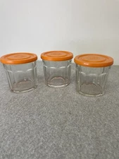 3 Luminarc 500 Rocks Glass 10 Paneled Tumbler Made in France Bar Glass